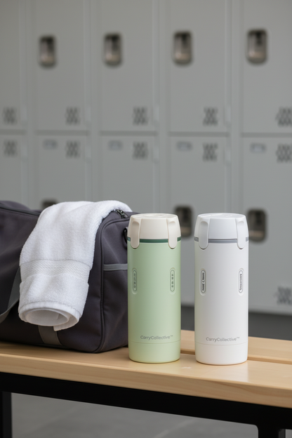 CarryCollective™ Pack & Go Dispenser | 4-in-1 Refillable Travel Toiletry Bottle